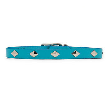 Leather Diamond Stud Collar